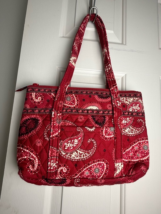Vera Bradley Handbags - Vera Bradley Mesa Red Little Betsy EUC - Retired Pattern - Last One